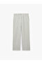 Regular Fit Pocketed Waist-Tied Sweatpants