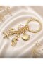 Gold Sea Figure Bag Charm Keychain Charm