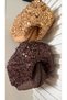 Handmade Straw Sequin Clutch Portfolio Bag Brown (38X20Cm) - 3