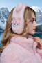 Light Pink Color Rabbit Model Plush Children's Headphones - 2