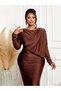 Rochie maxi, maro - 2XL - 5
