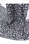 Black with Ecru Brown Pattern, Thin, Soft, Flexible, Wrinkled Jersey Fabric for Dresses & Blouses Width: 150 - 6