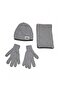 Kitti 9-15 Years Old Boys' Lined Scarf, Beanie, Gloves 3-Piece Set - 2
