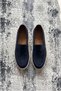 Radal Suede Look Genuine Leather Inner Lining Straw Sole Men's Loafer Shoes