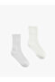 Cotton 2-Piece Sock Set - 2