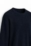 Vincent - Black - Boxy Fit Crew Neck - Men's Sweatshirt - 3