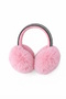 Pink Color Stone Plush Headphones - 3