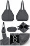 Women's Smoked Hand-Knitted Large Size Daily Shoulder and Shoulder Bag - 4