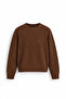 Vincent - Brown - Boxy Fit Crew Neck - Men's Sweatshirt