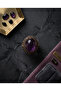 Bronze Women's Ring Authentic Copper Jewelry Margazite Worked Oval Purple Amethyst Stone Large Model Adjustable V - 4