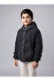 Boy's Coat Plush Detailed Children's Coat - 3