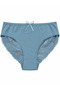 Plus Size Floral Lace Bow Detailed Cotton Women's Panties