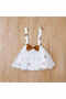 Two-Piece Clothing Set for Girls | 18–24 Months | Brown | Cotton&Polester | Stylish Summer Outfit - 4