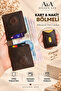100% Genuine Leather Men's Wallet Viral 3 Models - Magnetic Card Holder, Cash Compartment, Gift Boxed