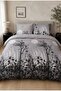 Easy-Iron Duvet Cover Set Double Size Yakamoz Gray - 2