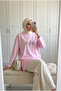 Women's Floral Embroidery Detailed Loose Long Sweatshirt Tunic - 4