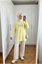 Women's Floral Embroidery Detailed Loose Long Sweatshirt Tunic - 2