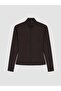 High Collar Women's Zippered Sweatshirt (W6)
