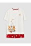 New Year's Themed Women's Shorts Pajama Set (W6) - 6