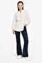Stylish Tunic with Button Front and Pleated Detail - 3