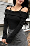 Women's Madonna Collar Rope Strap Casual Daily Long Sleeve Blouse - 3
