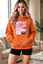 Unisex Pinkcar Printed Oversize Hoodie Hooded Sweatshirt