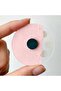 Baby Candy Gift Bebe-338P Round Pink Painted Transparent Plexi Magnet with Pearls - 30 Pieces - 4