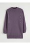 Crew Neck Women's Knitwear Tunic Sweater