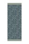 Henna Pattern Double Sided Shawl Navy Blue-Water Green - 5
