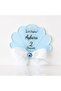 Baby Candy Gift Bebe-330M Blue Painted Oyster Model Transparent Plexi Magnet - 30 Pieces - 8