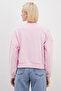 3 Threaded Basic Crew Neck Sweatshirt Without Embellishments - 8