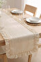 Beige Ruffled Colber Runner 45X115 cm - 6