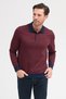 Men's Polo Neck Long Sleeve Sweatshirt - 4
