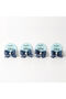 Baby Candy Gift Bebe-332M Wavy Round Back Blue Transparent Plexiglass Magnet - 5