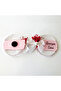 Baby Candy Gift Bebe-329P Pink Painted Serrated Round Transparent Plexi Magnet - 2