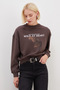 3 Threaded Tiger Print Oversize Sweatshirt - 2