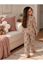Children's Patterned Pajama Set – Long Sleeve Soft Comfortable Top and Bottom Pajama Sets - 2