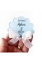 Baby Candy Gift Bebe-330M Blue Painted Oyster Model Transparent Plexi Magnet - 30 Pieces - 3