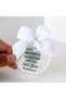 Baby Candy Gift Bebe-332B Wavy Round White Transparent Plexiglass Magnet on the Back - 30 Pieces - 3