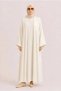 Linen Long Dress and Kimono 2-Piece Set