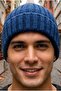 Men's Ribbed Folded Knitwear Winter Beanie - 3
