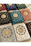 Velvet Lined Prayer Rug with Mihrap Star Pattern 70X115 cm Soft Textured Luxury Prayer Mat and Gift Set - 5
