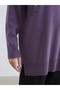 Crew Neck Women's Knitwear Tunic Sweater - 5