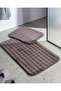 Adenya Basket Reflet Bubble 2-Piece Bath Mat - Anthracite