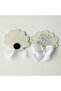 Baby Candy Gift Bebe-330B White Painting on the Back Oyster Transparent Plexi Magnet - 30 Pieces - 2