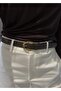 Aci Brown Rush Belt (2.50 cm Leather, 4 cm Buckle Width) - 5
