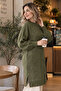 Stoned Knitwear Sweater K6040 Khaki - 3