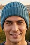 Men's Ribbed Folded Knitwear Winter Beanie - 3