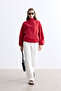 Red Jacket with Side Buttons