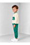 Children's Printed Top and Bottom Sweatshirt Tracksuit Set - 4
